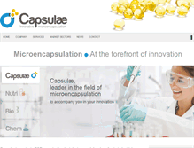Tablet Screenshot of capsulae.com